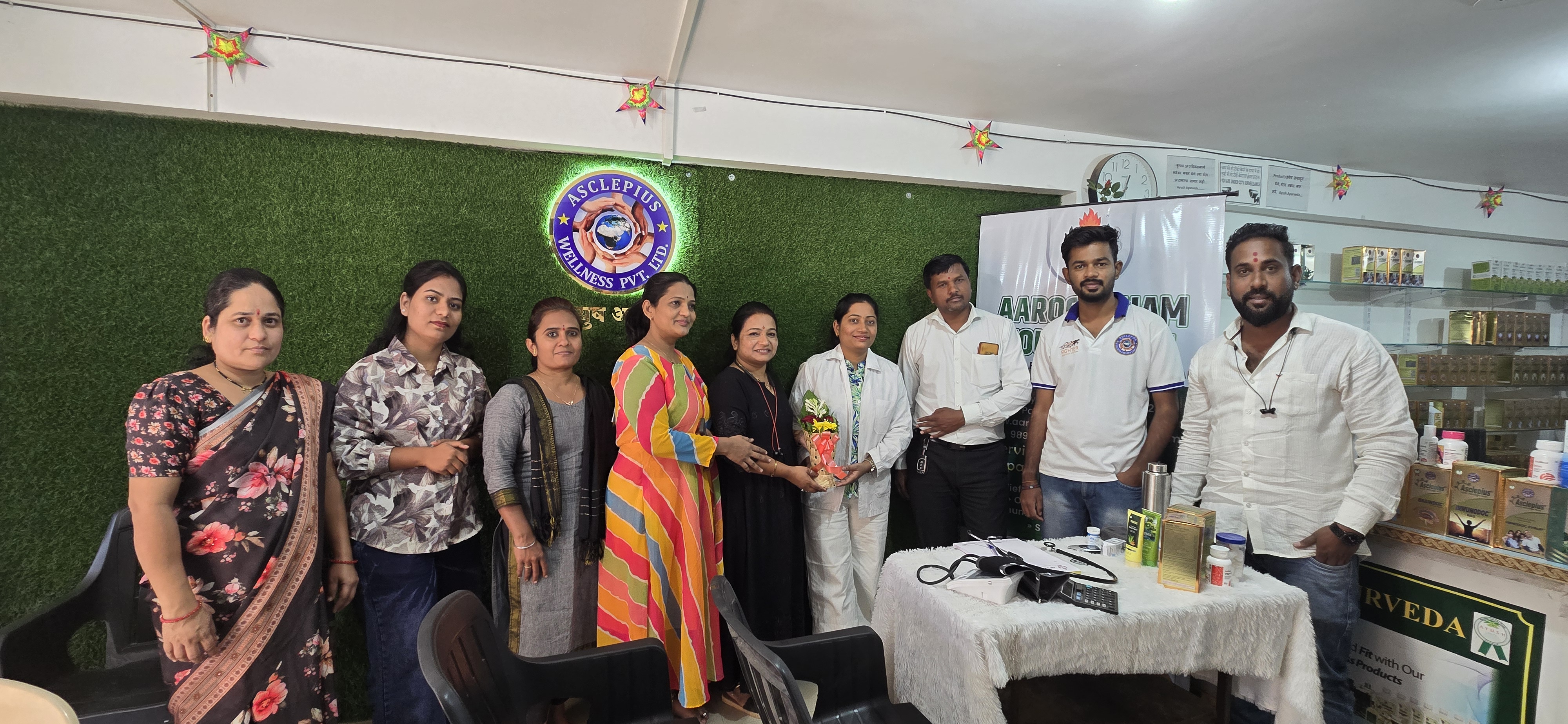 AAYUSH AYURVEDA SHOPEE HEALTH CHECK UP CAMP